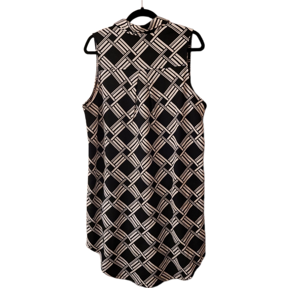 2/$60!! Black and White Tshirt Dress - Picture 7 of 11